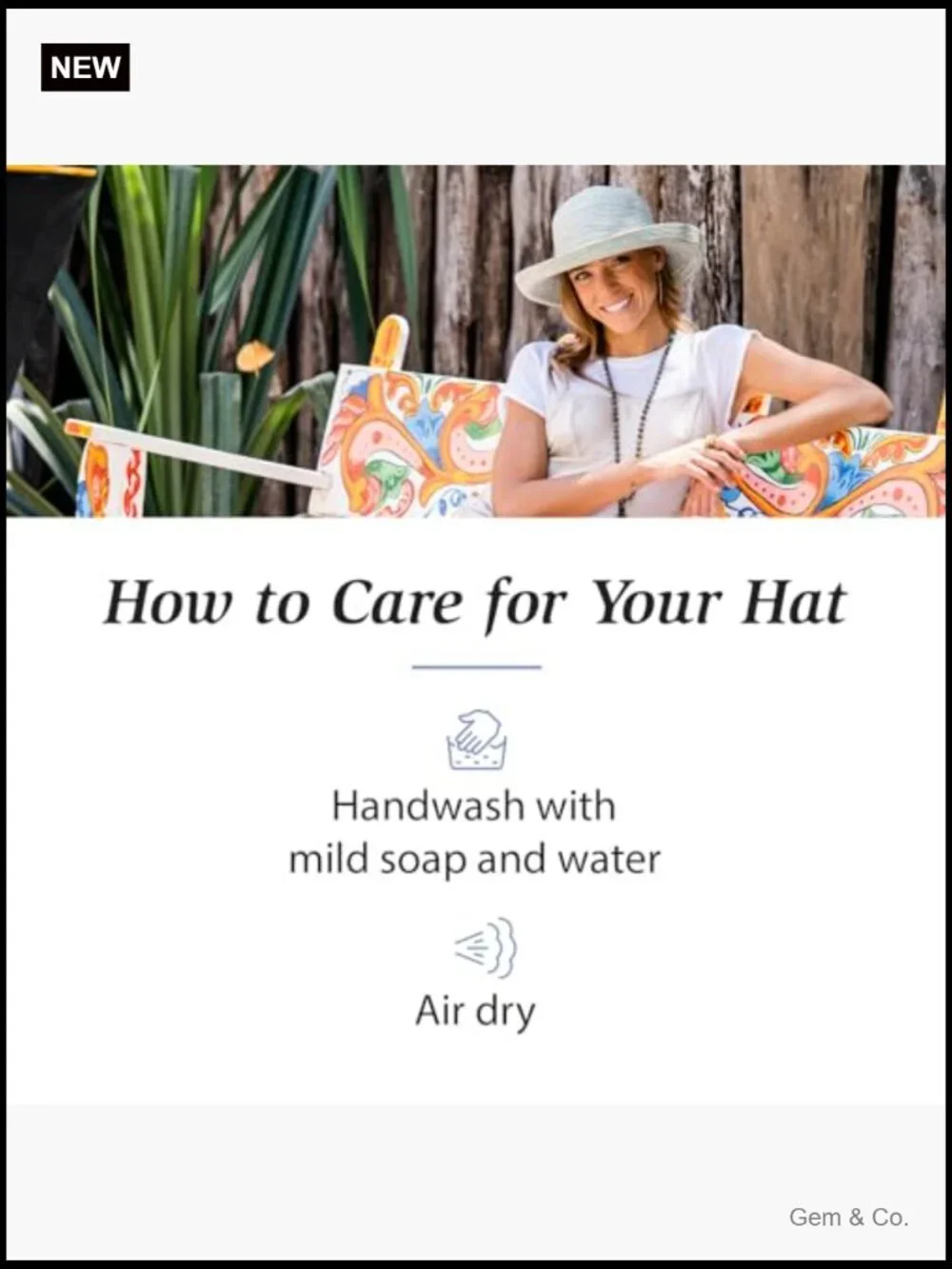 Wide Brim Sun Hat - UPF 30+ Packable Adjustable Travel Beach Hat